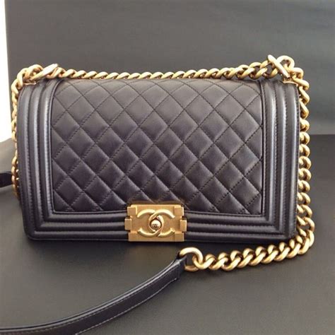 chanel boy medium gold hardware|Chanel bag review.